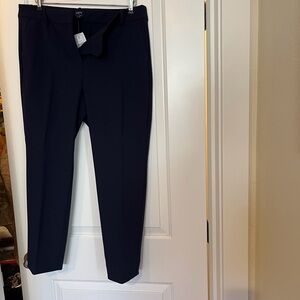 J Crew Cropped Ruby Navy Blue Dress Pants. Size 14 Women’s
